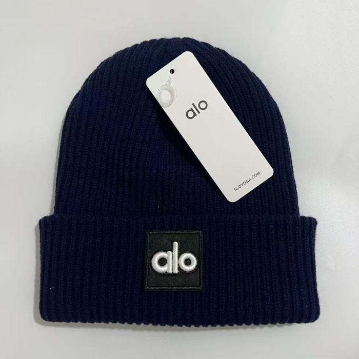 White Embroidered Letter Logo Ribbed Knit Cuffed Beanie 15 colors 29498242