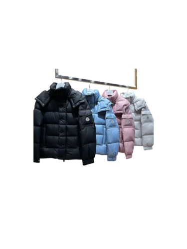 1:1 quality version Hooded Arm Badge Logo Snap Placket Loose For Woman Down Jacket 4 colors 29497994
