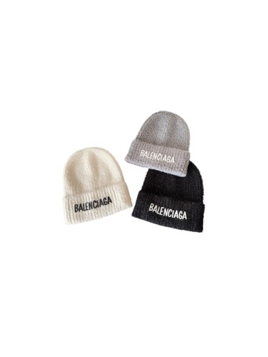 1:1 quality version Letter Print Fuzzy Cuffed Unisex Knit Beanie 3 colors 29499007
