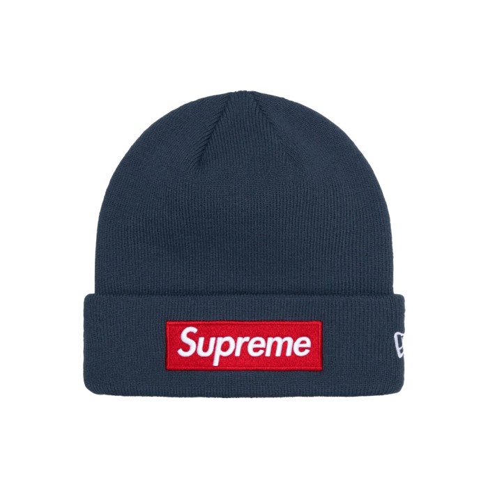 New Era 24FW Box Logo Patch Ribbed Cuffed Unisex Knit Beanie 5 colors 29499085