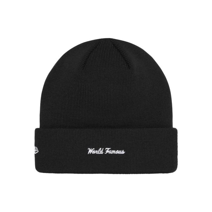 New Era 24FW Box Logo Patch Ribbed Cuffed Unisex Knit Beanie 5 colors 29499085