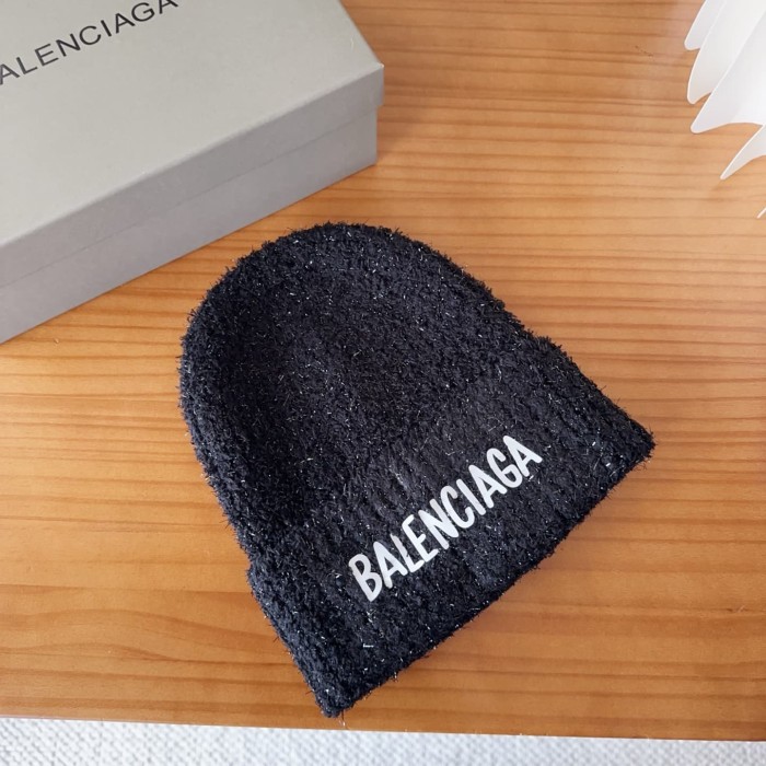 1:1 quality version Letter Print Fuzzy Cuffed Unisex Knit Beanie 3 colors 29499007