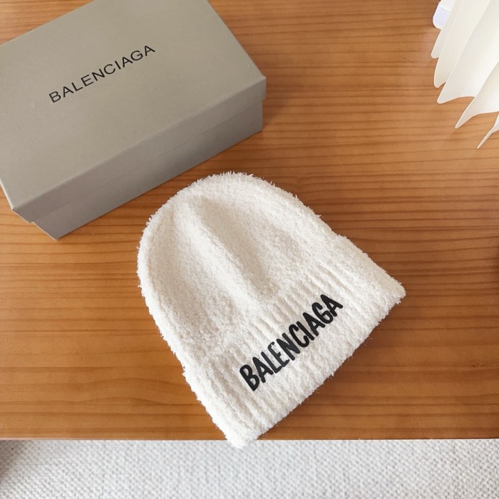 1:1 quality version Letter Print Fuzzy Cuffed Unisex Knit Beanie 3 colors 29499007