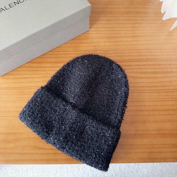1:1 quality version Letter Print Fuzzy Cuffed Unisex Knit Beanie 3 colors 29499007