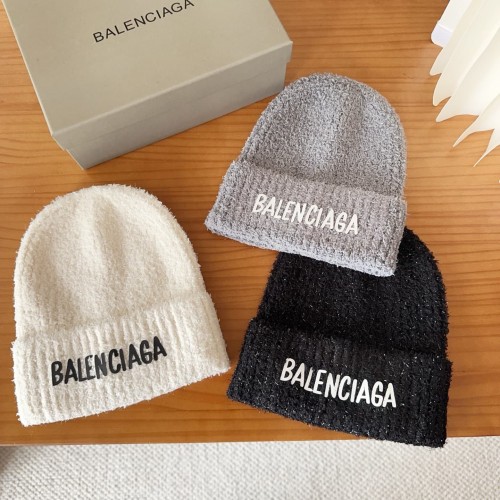 1:1 quality version Letter Print Fuzzy Cuffed Unisex Knit Beanie 3 colors 29499007