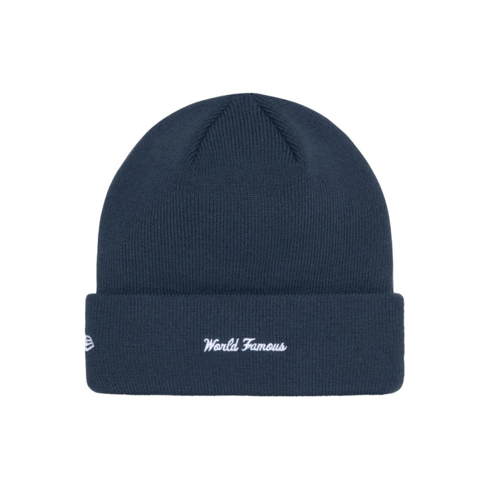 New Era 24FW Box Logo Patch Ribbed Cuffed Unisex Knit Beanie 5 colors 29499085