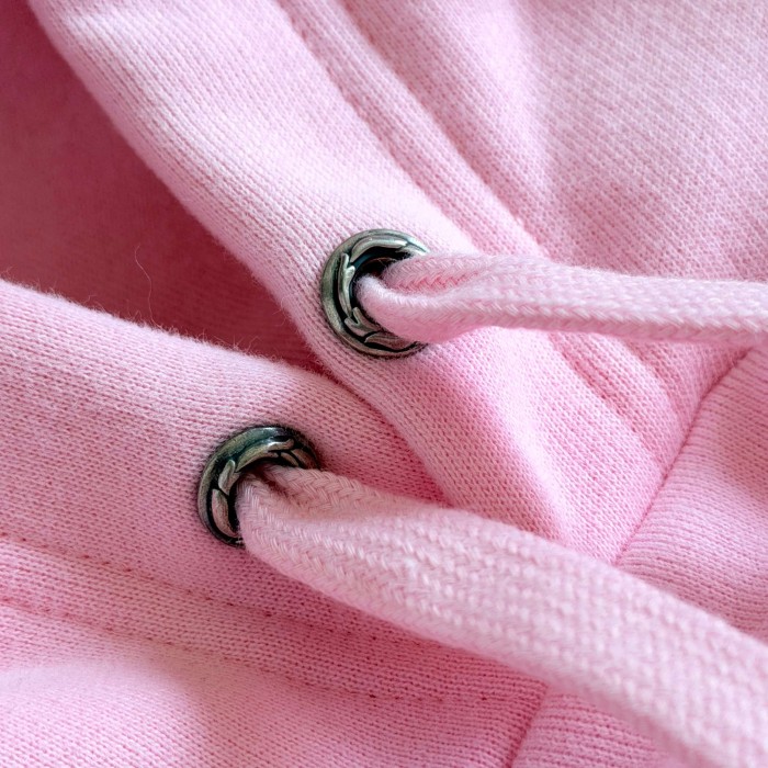 1:1 quality version Pink Horseshoe Logo CH Letter Scroll Heart Print Drawstring Hoodie 29501876