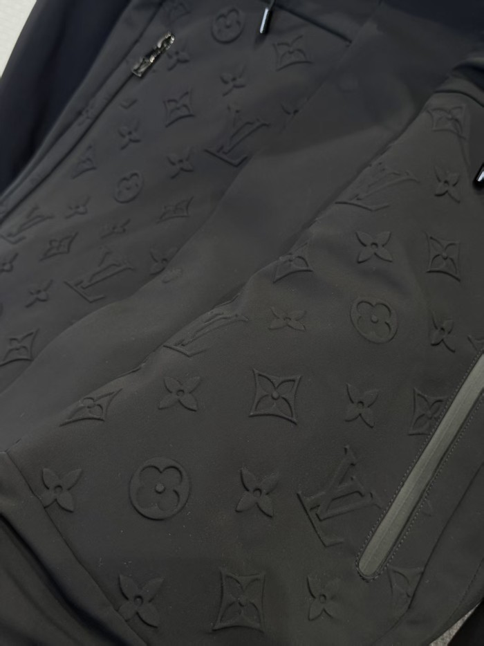 1:1 quality version Embossed Monogram Hooded Drawstring Wind Down Puffer Jacket 2 colors 29504118