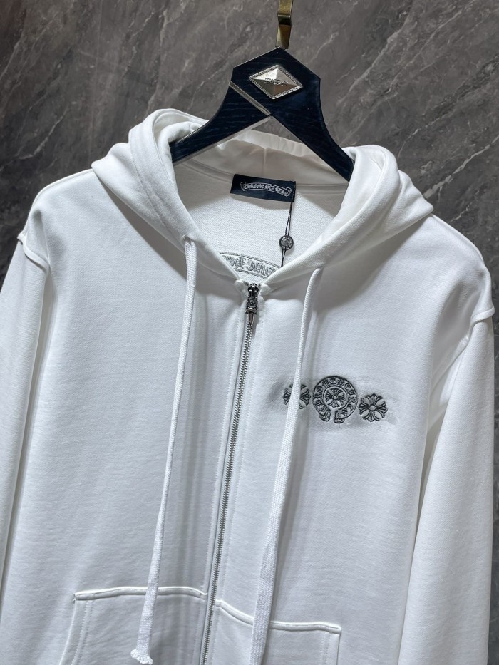 3D Sanskrit Embroidery Splatter Paint Zip Up Hoodie 2 colors 29504077