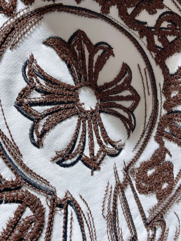 Cross Horseshoe Vintage Embroidered Zip Up Hoodie 2 colors 29504064