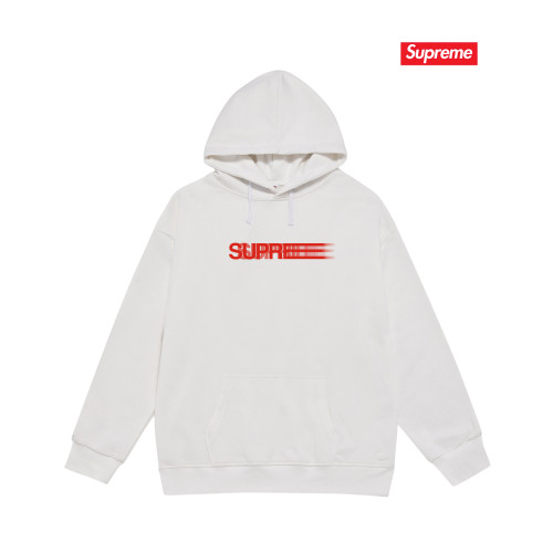 Motion Blur Speed Line Logo Print Fox Fleece Oversized Hoodie 4 colors 29511029