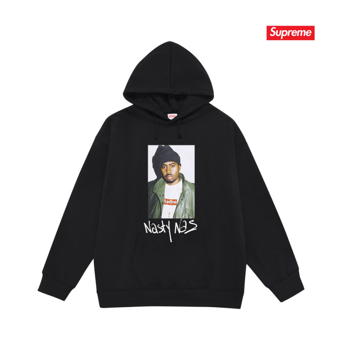 Nas Collab White Nasty Nas Portrait Graffiti Letter Fox Fleece Oversized Hoodie 3 colors 29510992