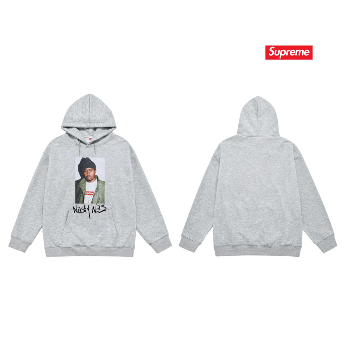 Nas Collab White Nasty Nas Portrait Graffiti Letter Fox Fleece Oversized Hoodie 3 colors 29510992