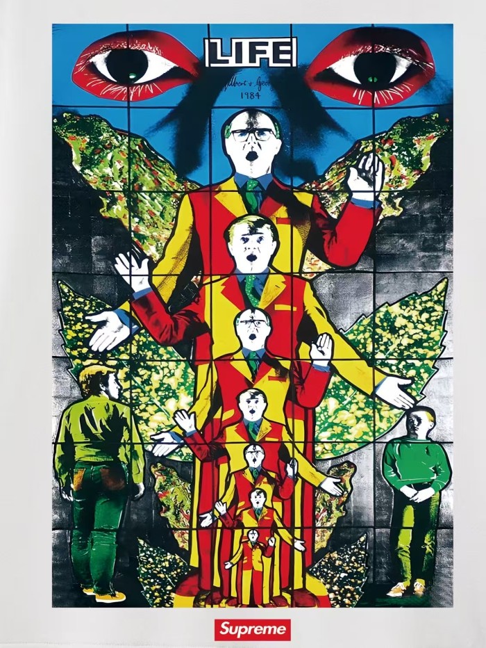 Life Art Print Eyes Figure Decreasing Graphic Oversized Hoodie 3 colors 29510958