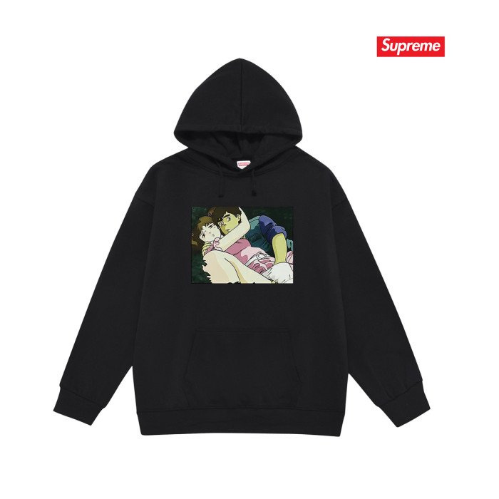 Maeda Toshio Collab Anime Character Carry Scene Print Fox Fleece Hoodie 3 colors 29510979