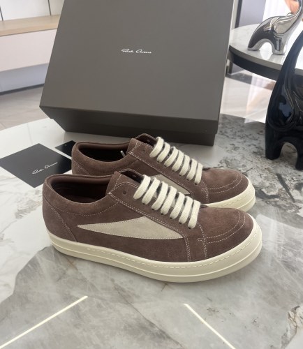 [plus-size shoes] 1:1 quality version Brown Suede Upper Cream Diagonal Side Panel Chunky Sole Low Top Sneaker 29520177