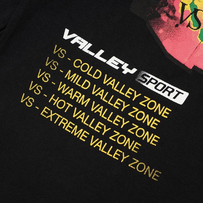 Acid Wash VSX Forecast Map Print Long Sleeve T-shirt 29524938