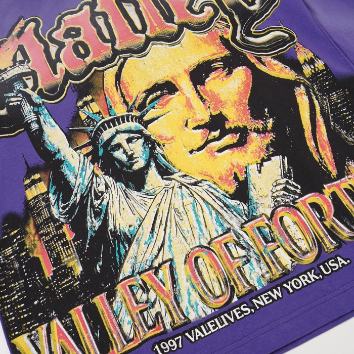 Wash Gothic Letter Liberty NYC Big Face Back Gothic Letter Long Sleeve T-shirt 2 colors 29524933