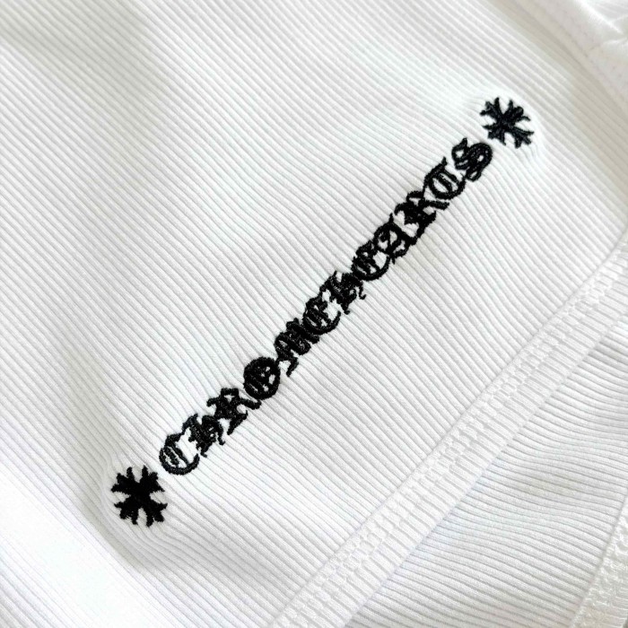 1:1 quality version CH Script Cross Flower Cropped Tank Tops & Shorts Set For Girls 2 colors 29527401