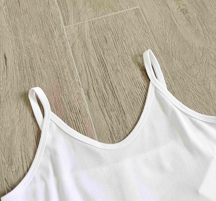 1:1 quality version CH Script Cross Flower Cropped Tank Tops & Shorts Set For Girls 2 colors 29527401