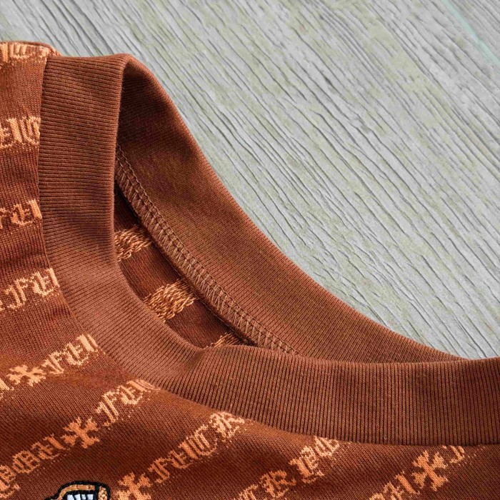 1:1 quality version Brown All Over CH Letter Cross Jacquard Stripe Sleeveless Tank Top for girls 29527345