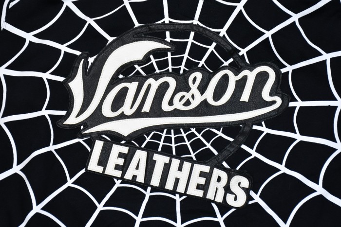 Vanson Leathers X Spider-Man Spider Web Zip Hoodie 2 colors 29530971
