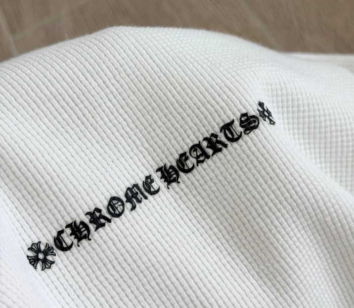 1:1 quality version Waffle Knit Chest Mini Logo Sleeve Flame Checker Back Devil Long Sleeve Tee 29530641