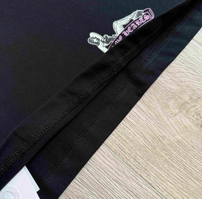 1:1 quality version Deadly Doll X Back Pink Flower Upside-Down Dancer Long Sleeve Tee 29530827