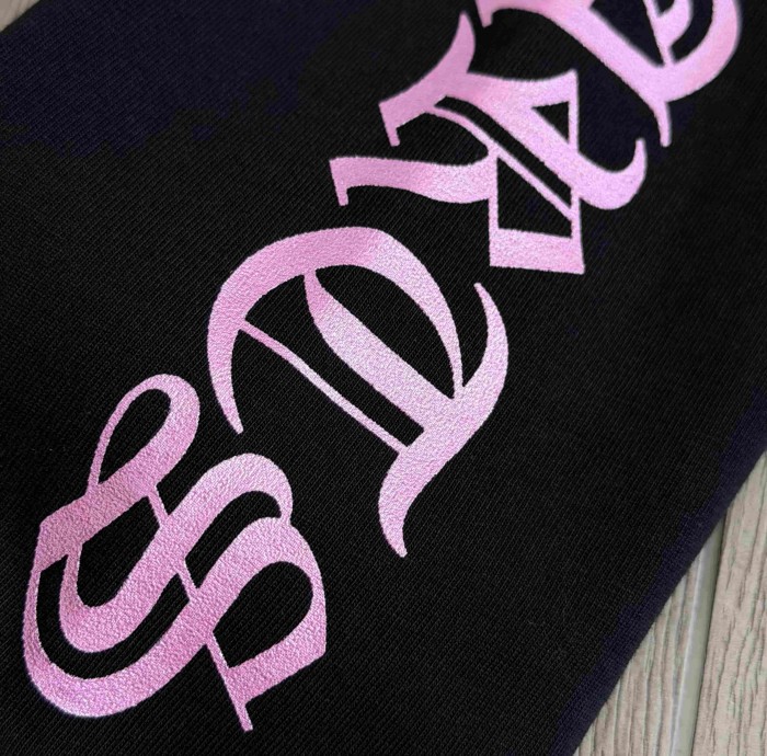 1:1 quality version Deadly Doll X Back Pink Flower Upside-Down Dancer Long Sleeve Tee 29530827