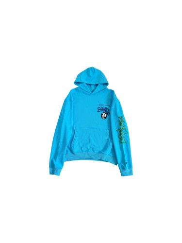 1:1 quality version Purple Smiley Logo Left Sleeve Green Print Back BRAIN NEW Graphic Hoodie 29530796