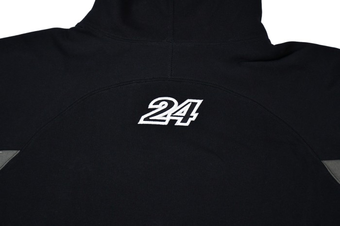 Side Panel Chest Racing Font Embroidery Back 24 Slogan Fleece Lined Hoodie 3 colors 29533396