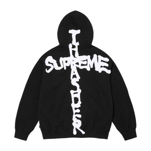 Thrasher Back Cross Graffiti Large Letter Full Zip Oversized Hoodie 3 colors 29533387