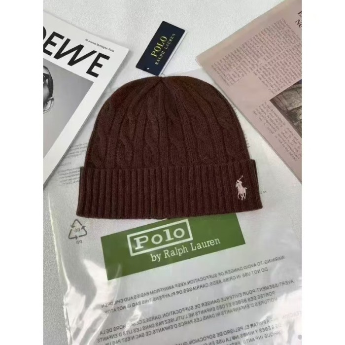Cable Knit Pony Embroidered Cuffed Beanie 11 colors 29532926