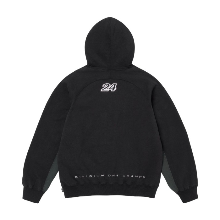 Side Panel Chest Racing Font Embroidery Back 24 Slogan Fleece Lined Hoodie 3 colors 29533396