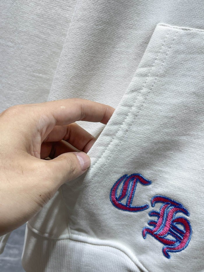 Horseshoe Sanskrit Cross Handmade Patch Embroidery Hoodie 2 colors 29533471