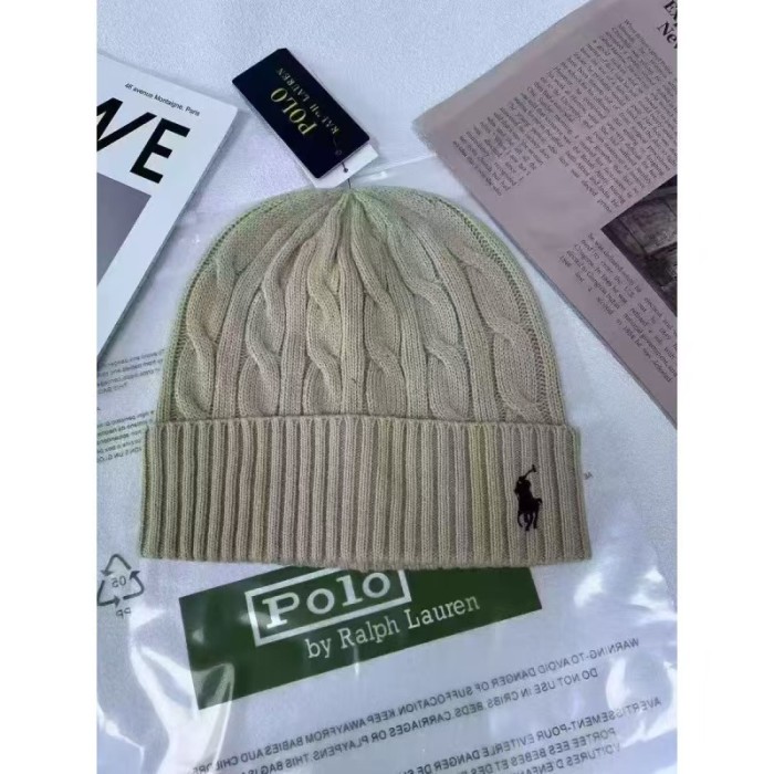 Cable Knit Pony Embroidered Cuffed Beanie 11 colors 29532926