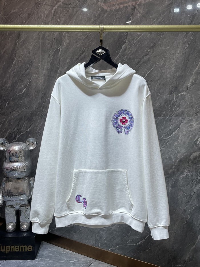 Horseshoe Sanskrit Cross Handmade Patch Embroidery Hoodie 2 colors 29533471