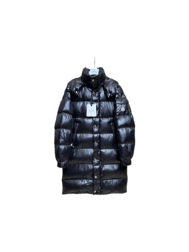1:1 quality version Stand Collar Detachable Hood Shiny Long Unisex Down Jacket 29535624