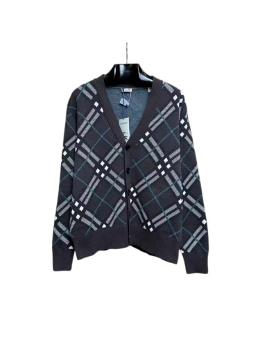 1:1 quality version Plaid Jacquard Cardigan Sweater 29542117