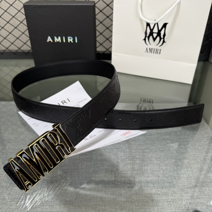 1:1 quality version Sunflower Embossed Leather Enamel Gold Letter Buckle Belt 2 colors【Width 3.8 cm】29543469