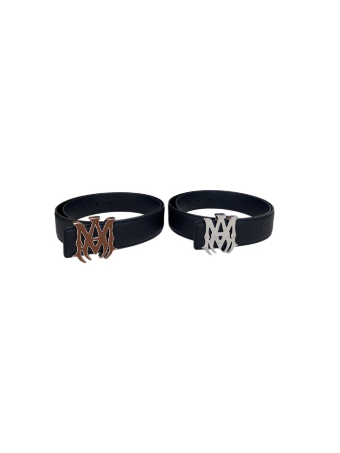 1:1 quality version Pebbled Leather MA Thorn Buckle Mens Belt 2 colors【Width 3.8 cm】29543504