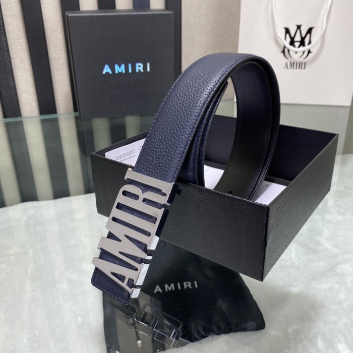 1:1 quality version Pebbled Leather Letter Buckle Mens Belt 4 colors【Width 3.8 cm】29543607