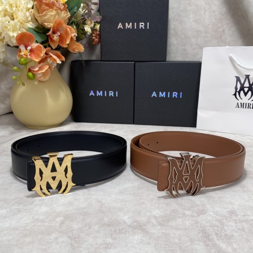 1:1 quality version Smooth Leather MA Thorn Logo Buckle Mens Belt 2 colors【Width 3.8 cm】29543509