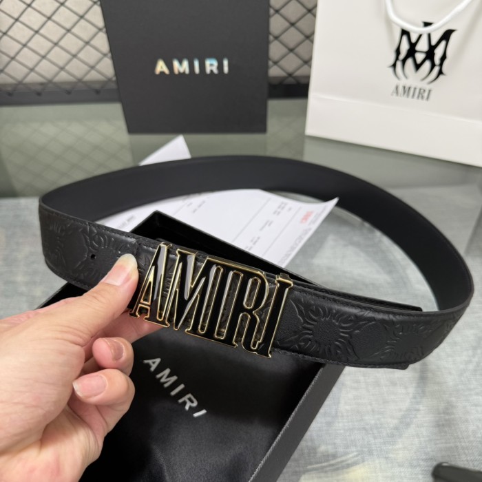 1:1 quality version Sunflower Embossed Leather Enamel Gold Letter Buckle Belt 2 colors【Width 3.8 cm】29543469
