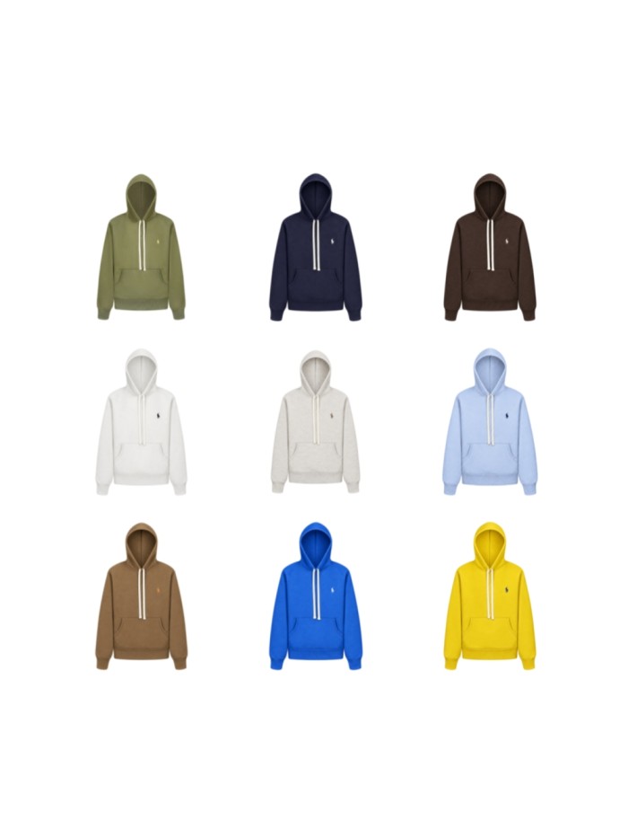 Pony Embroidery Four Season Unisex Drawstring Hoodie 10 colors 29547773