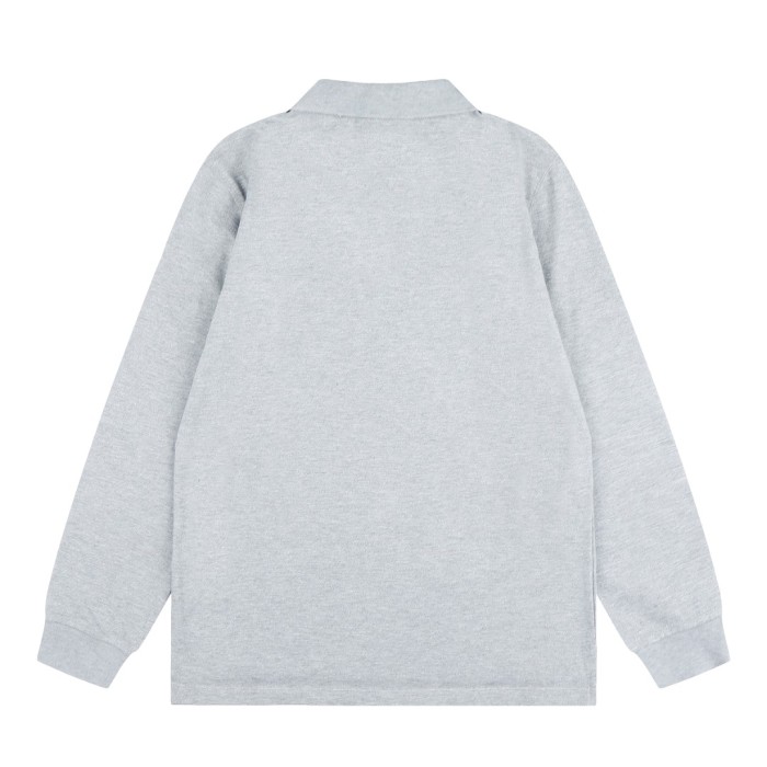 Classic Big Pony Embroidery Basic Couple Polo Collar Long Sleeve T-shirt 8 colors 29557276
