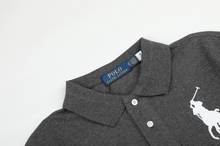 Classic Big Pony Embroidery Basic Couple Polo Collar Long Sleeve T-shirt 8 colors 29557276