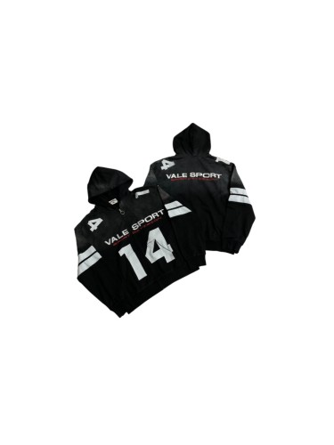 Washed Sport Slogan Number 14 Stripe Sleeve Full Zip Hoodie 29557261