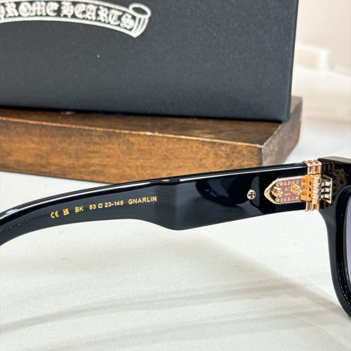 1:1 quality version Rectangular Metal Carved Temple Decor Gradient Lens Sunglasses 6 colors 29564031
