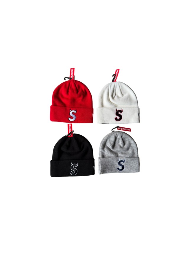 Horn S Logo Embroidery Label Soft Knit Warm Beanie 4 colors 29563996